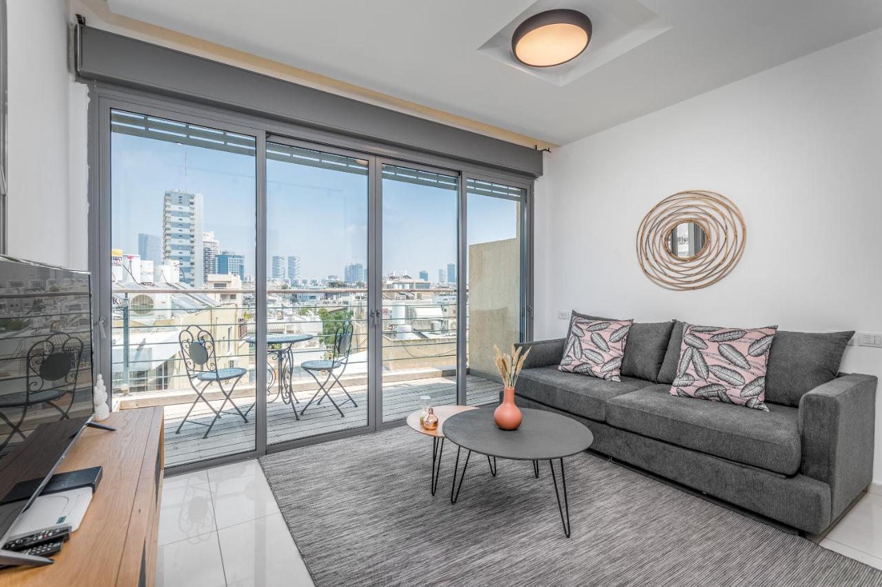 Superb 1,5 Bdr W Balcony Close To The Beach 特拉维夫 外观 照片