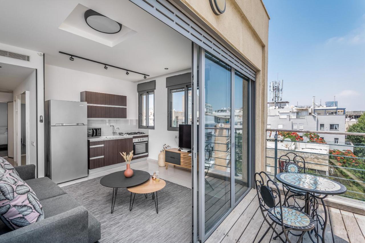 Superb 1,5 Bdr W Balcony Close To The Beach 特拉维夫 外观 照片